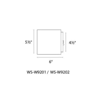 A thumbnail of the Modern Forms WS-W9201 Line Drawing