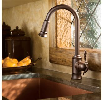 Moen 7615ORB Oil Rubbed Bronze Woodmere Pull-Down Spray ...