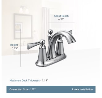 A thumbnail of the Moen 4505 Moen-4505-Lifestyle Specification View