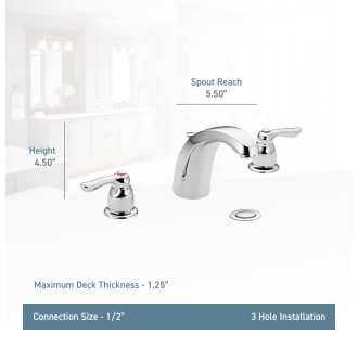 A thumbnail of the Moen 4945 Moen-4945-Lifestyle Specification View