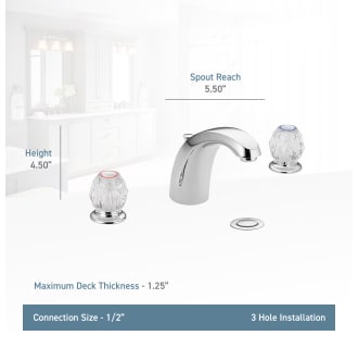 A thumbnail of the Moen 4962 Moen-4962-Lifestyle Specification View