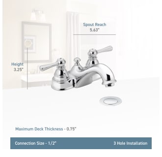 A thumbnail of the Moen 6101 Moen-6101-Lifestyle Specification View