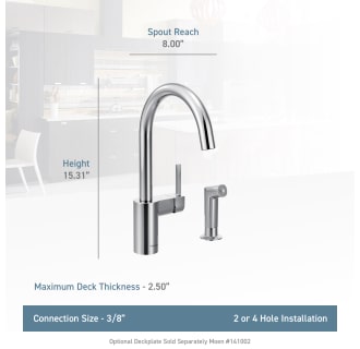 A thumbnail of the Moen 7165 Moen-7165-Lifestyle Specification View
