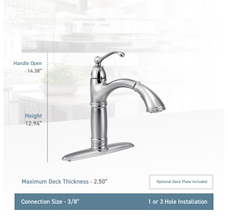 A thumbnail of the Moen 7295 Moen-7295-Lifestyle Specification View