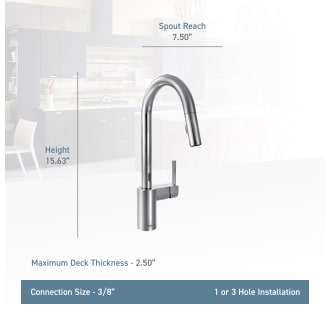 A thumbnail of the Moen 7565E Moen-7565E-Lifestyle Specification View