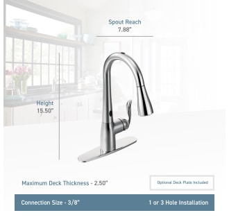 A thumbnail of the Moen 7594E Moen-7594E-Lifestyle Specification View