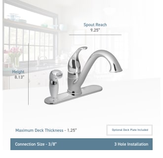 A thumbnail of the Moen 7835 Moen-7835-Lifestyle Specification View