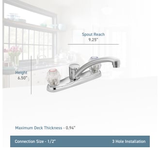 A thumbnail of the Moen 7900 Moen-7900-Lifestyle Specification View