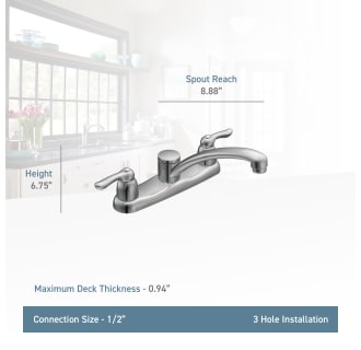 A thumbnail of the Moen 7906 Moen-7906-Lifestyle Specification View
