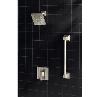 A thumbnail of the Moen 835 Installed Shower System in Brushed Nickel