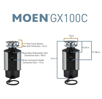A thumbnail of the Moen GX100C Alternate View