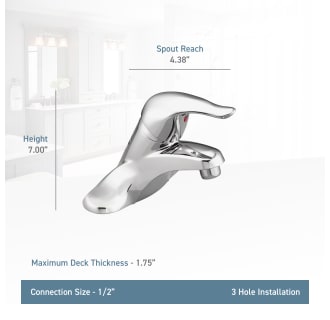 A thumbnail of the Moen L4601 Moen-L4601-Lifestyle Specification View
