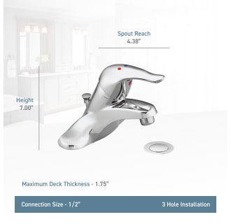A thumbnail of the Moen L4635 Moen-L4635-Lifestyle Specification View