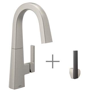A thumbnail of the Moen S55005 Spot Resist Stainless with Matte Black and Spot Resist Stainless Handle