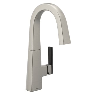 A thumbnail of the Moen S55005 Spot Resist Stainless with Matte Black Handle