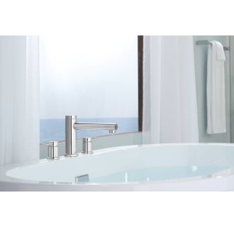 A thumbnail of the Moen T393 Moen-T393-Installed Roman Tub Faucet in Chrome