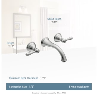 A thumbnail of the Moen T6107 Moen-T6107-Lifestyle Specification View