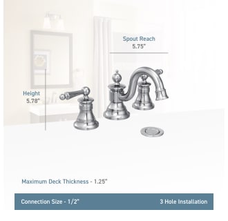 A thumbnail of the Moen TS418 Moen-TS418-Lifestyle Specification View
