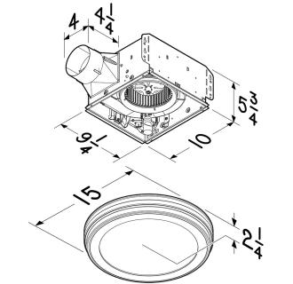 A thumbnail of the NuTone AERN80L Alternate View