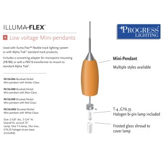A thumbnail of the Progress Lighting P6136W Illumi-Flex Low Voltage Pendants