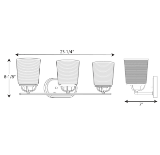 A thumbnail of the Progress Lighting P300006 Line Drawing