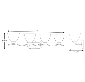 A thumbnail of the Progress Lighting P300098 Line Drawing