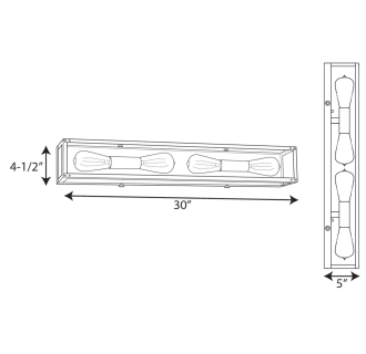 A thumbnail of the Progress Lighting P300136 Line Drawing