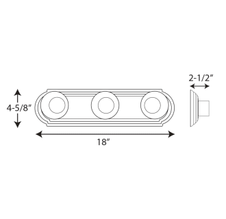 A thumbnail of the Progress Lighting P3038 Line Drawing