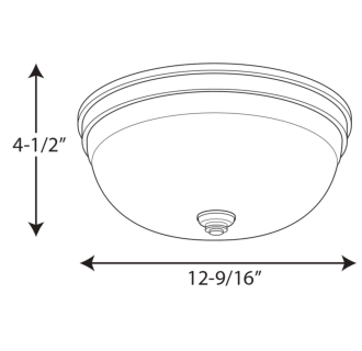 A thumbnail of the Progress Lighting P350052-LED Line Drawing