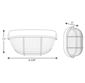 A thumbnail of the Progress Lighting P3706 Line Drawing