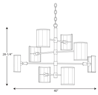 A thumbnail of the Progress Lighting P400192 Line Drawing