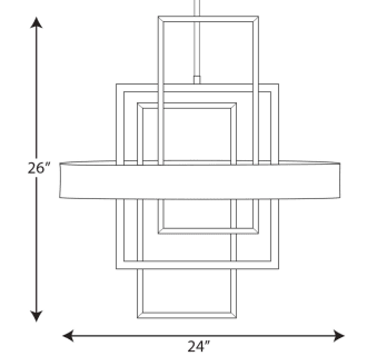 A thumbnail of the Progress Lighting P500174 Line Drawing