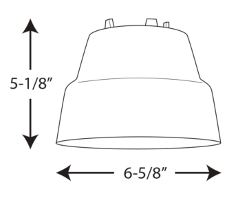 A thumbnail of the Progress Lighting P5214 Line Drawing