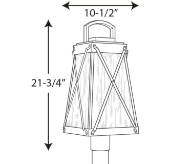 A thumbnail of the Progress Lighting P540009 Line Drawing