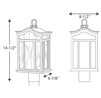 A thumbnail of the Progress Lighting P5468 Line Drawing