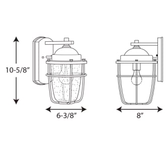 A thumbnail of the Progress Lighting P560065 Line Drawing