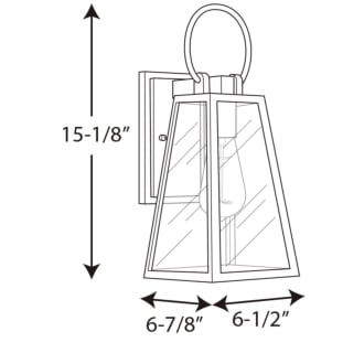 A thumbnail of the Progress Lighting P560077 Line Drawing