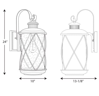 A thumbnail of the Progress Lighting P560082 Line Drawing