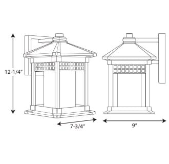 A thumbnail of the Progress Lighting P6001 Line Drawing