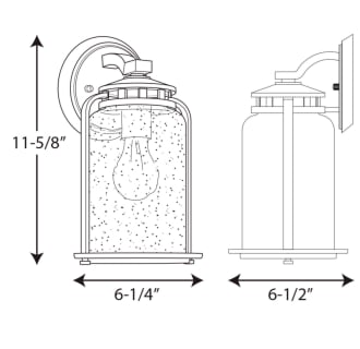 A thumbnail of the Progress Lighting P6043 Line Drawing