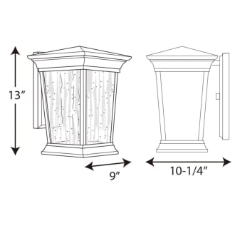 A thumbnail of the Progress Lighting P6069-LED Line Drawing