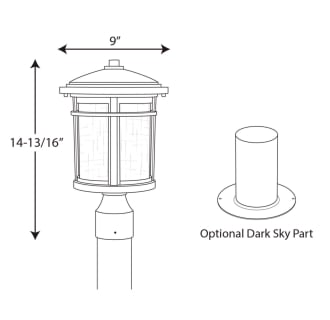 A thumbnail of the Progress Lighting P6424 Line Drawing