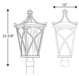 A thumbnail of the Progress Lighting P6442 Line Drawing