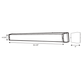 A thumbnail of the Progress Lighting P7131EB Line Drawing
