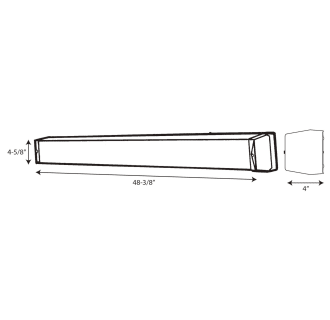 A thumbnail of the Progress Lighting P7132EB Line Drawing