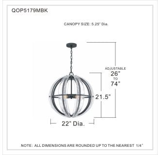 A thumbnail of the Quoizel QOP5179 Alternate Image