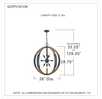 A thumbnail of the Quoizel QOP5181 Alternate Image