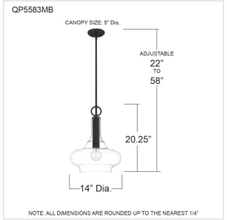 A thumbnail of the Quoizel QP5583 Alternate Image