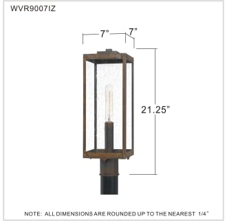 A thumbnail of the Quoizel WVR9007 Alternate Image