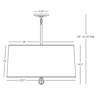 A thumbnail of the Robert Abbey Custis Pendant BN Robert Abbey-Custis Pendant-Line Drawing